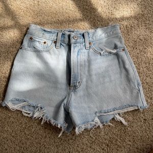 Abercrombie & Fitch high rise short. Size 24.